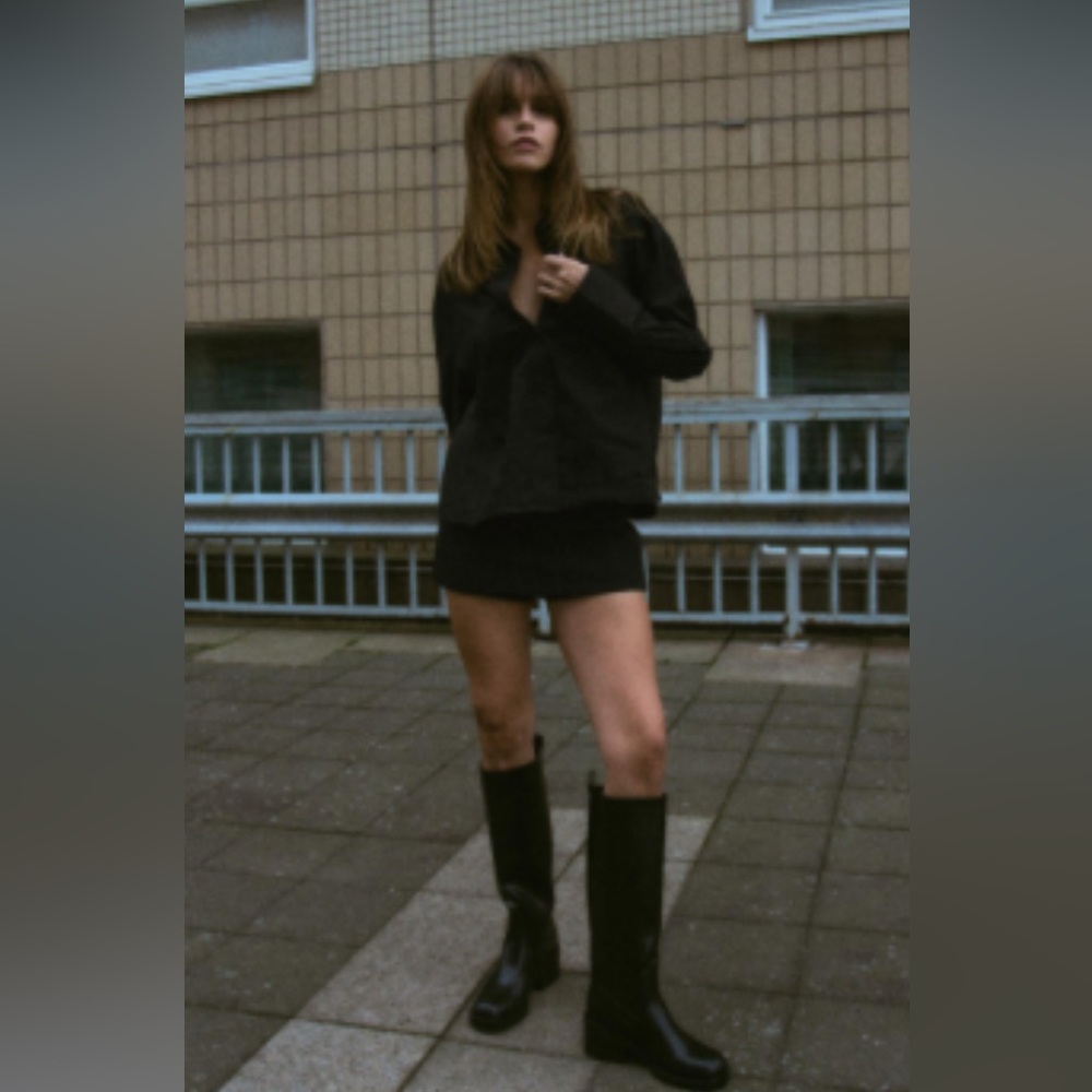 Zara Black Skort